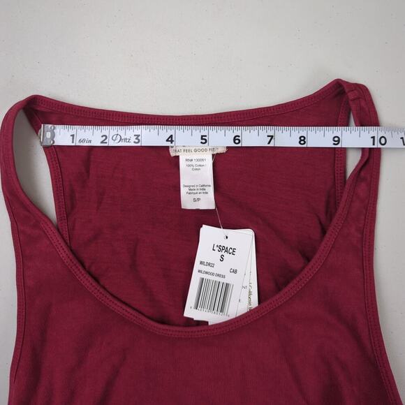 L*Space Cabernet Wildwood Mini Dress S - Picture 9 of 11